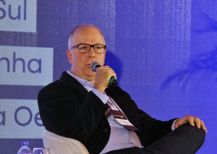 Lourenço Acauan foi painelista em evento do Mapa Econômico do RS realizado nesta terça-feira, 12 de maio