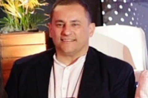 Luiz Pereira Júnior, presidente da Associação Comercial Industrial de Santana do Livramento (Acil), durante o evento Mapa Econômico do RS em Santana do Livramento