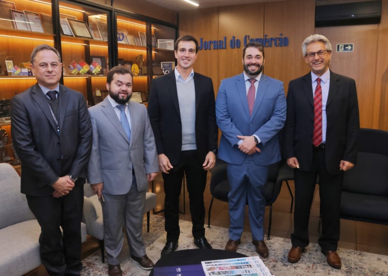 Administração do Tribunal Regional do Trabalho da 4ª Região (TRT-RS) visitou o Jornal do Comércio na manhã desta sexta-feira (15)