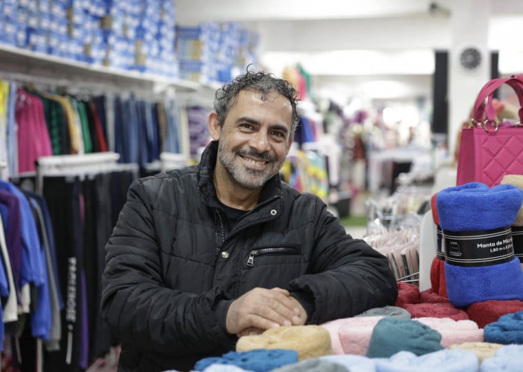 Raed Shweiki, de 48 anos, é descendente de palestinos e possui quatro empresas em Santana do Livramento