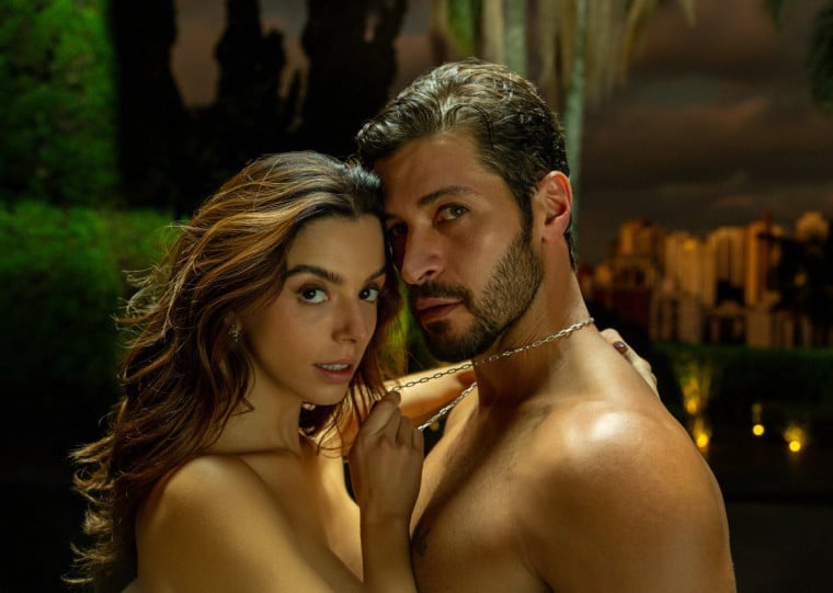 Cena do filme O Lado Bom de Ser Traída, com Giovanna Lancellotti e Leandro Lima