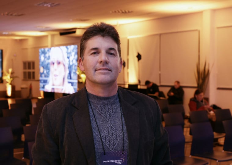 Prefeito de Santana do Livramento, Evandro Gutebier participou do evento do Mapa Econômico do RS no município
