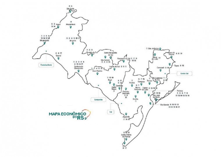 Mapa apresenta oportunidades para o desenvolvimento da região Sul do RS