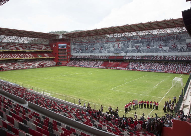 Estádio do Toluca, no México, é o com maior altitude a receber um jogo de Copa do Mundo
