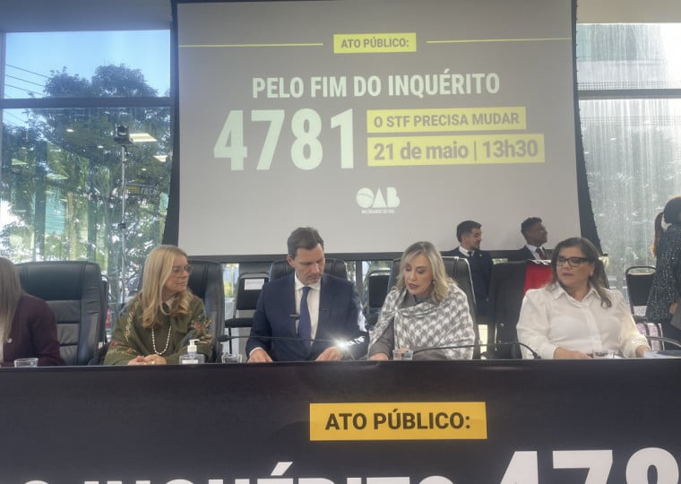 Ordem gaúcha realizou ato público nesta quinta-feira (21) pedindo extinção da investigação