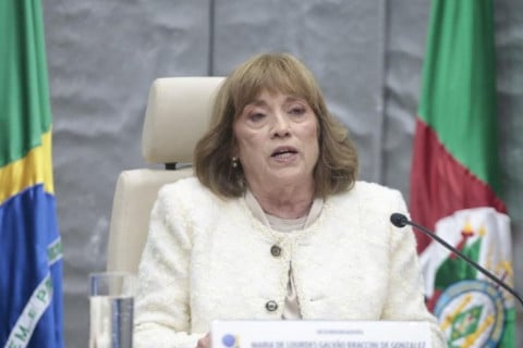 Maria de Lourdes Galvão Braccini de Gonzalez, presidente do Tribunal Regional Eleitoral do Rio Grande do Sul (TRE-RS)