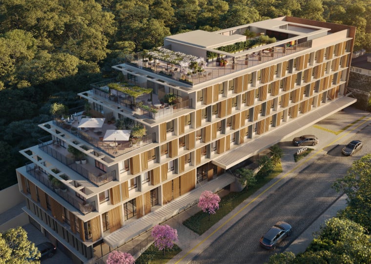 Ser&atilde;o 102 apartamentos, com metragem entre 29 e 85 metros quadrados