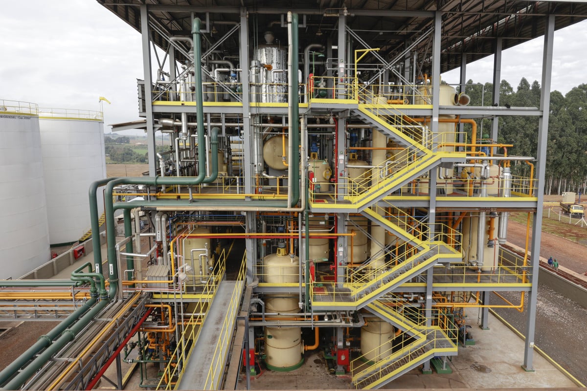 Planta de produ&ccedil;&atilde;o de biodiesel dever&aacute; ser expandida ainda este ano para gerar 1,3 mil metros c&uacute;bicos do combust&iacute;vel ao dia | T&Acirc;NIA MEINERZ/JC