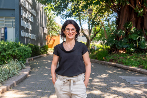 Flávia Fiorin é a primeira mulher a comandar o Tecnopuc, parque tecnológico que atua há 23 anos no fomento à inovação, abrigando mais de 320 empresas em seu ecossistema