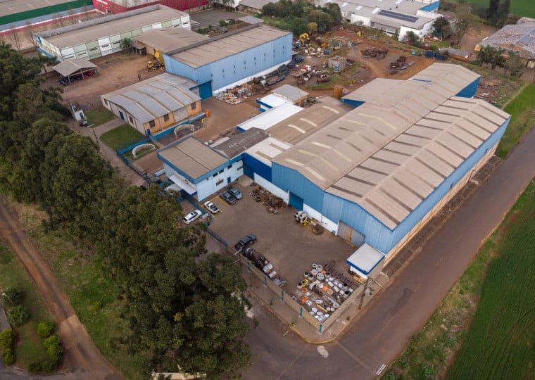 Instalada no Norte do RS, Hidroenergia fabrica componentes para hidrelétricas em uma área de 14 mil metros quadrados