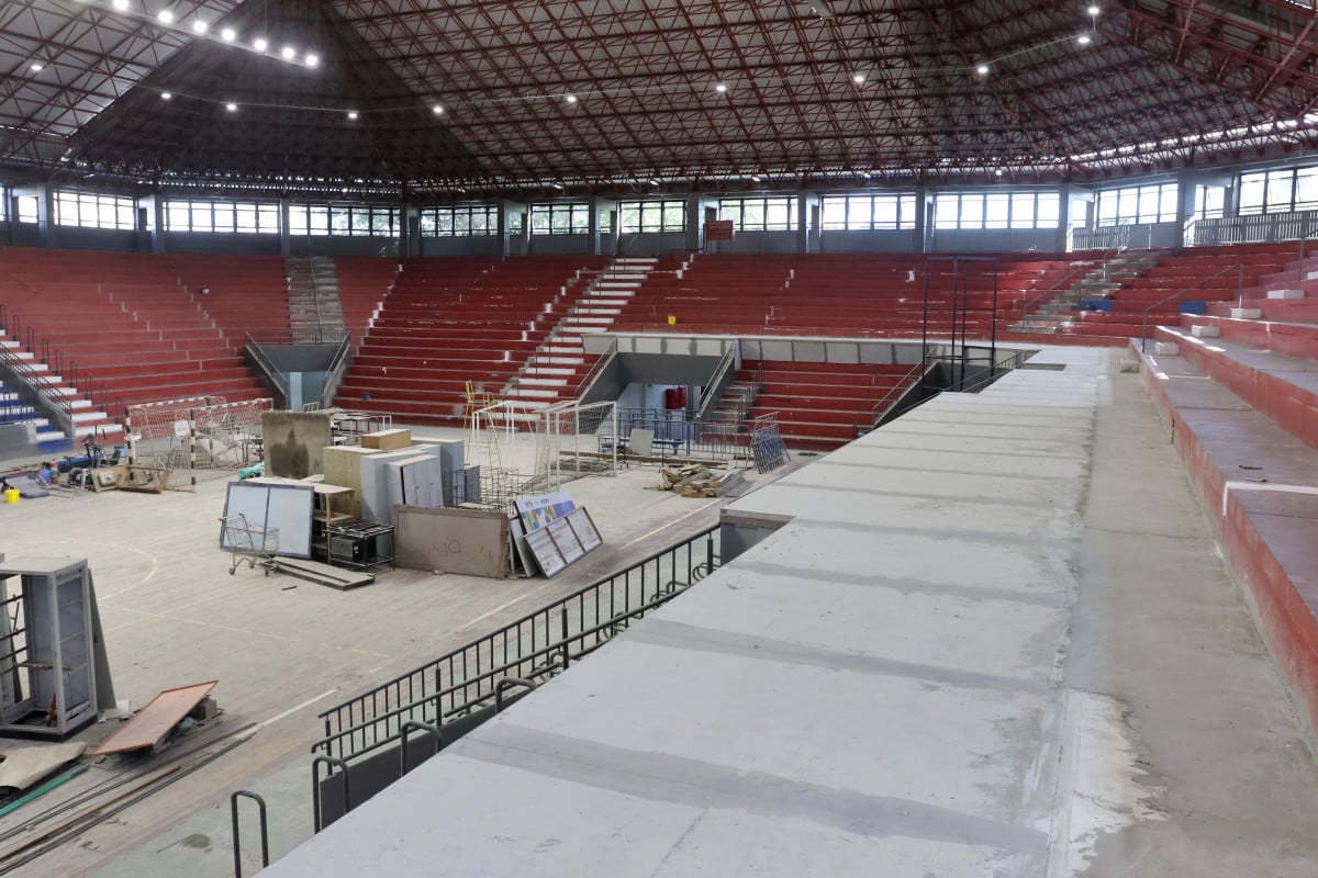 Reforma do Ginásio Tesourinha; entrega prevista para dezembro