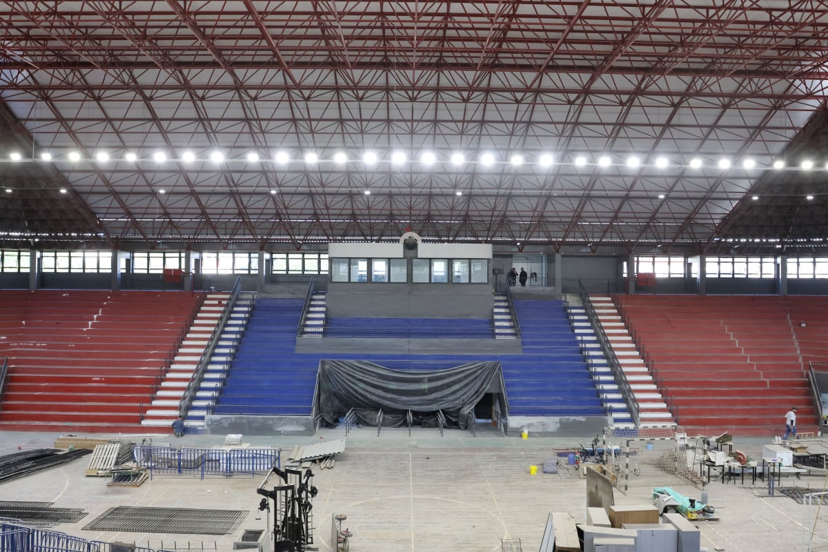 Reforma do Ginásio Tesourinha; entrega prevista para dezembro