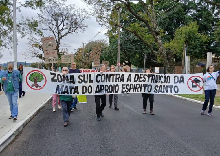 Comunidade se mobiliza para alertar para riscos de projeto &agrave; remanescente da Mata Atl&acirc;ntica