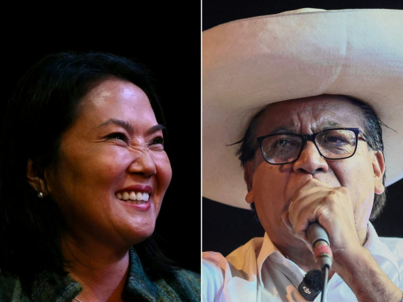 Peru vai às urnas escolher entre filha de Fujimori e herdeiro de Pedro Castillo