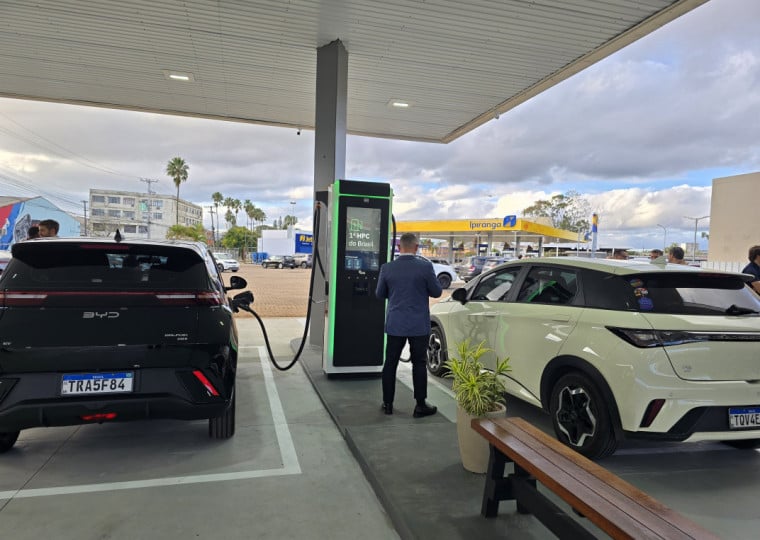 Porto Alegre recebeu a primeira unidade High Power Charger (HPC) do Brasil