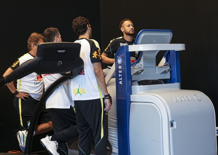 Comissão classificou a recuperação do atleta como 'boa evolução'