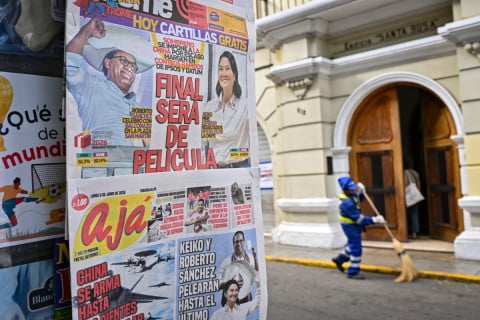 Roberto Sánchez passa à frente de Keiko Fujimori por menos de 20 mil votos