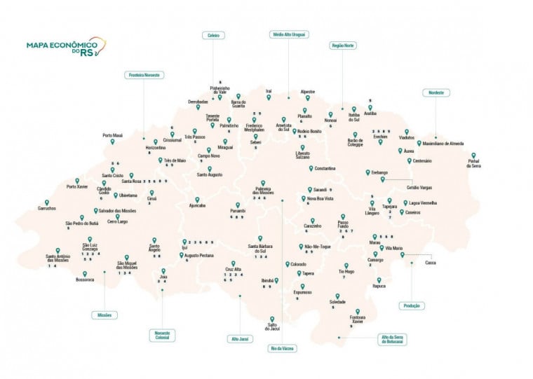 Mapa apresenta oportunidades para o desenvolvimento da região Norte do RS 2026