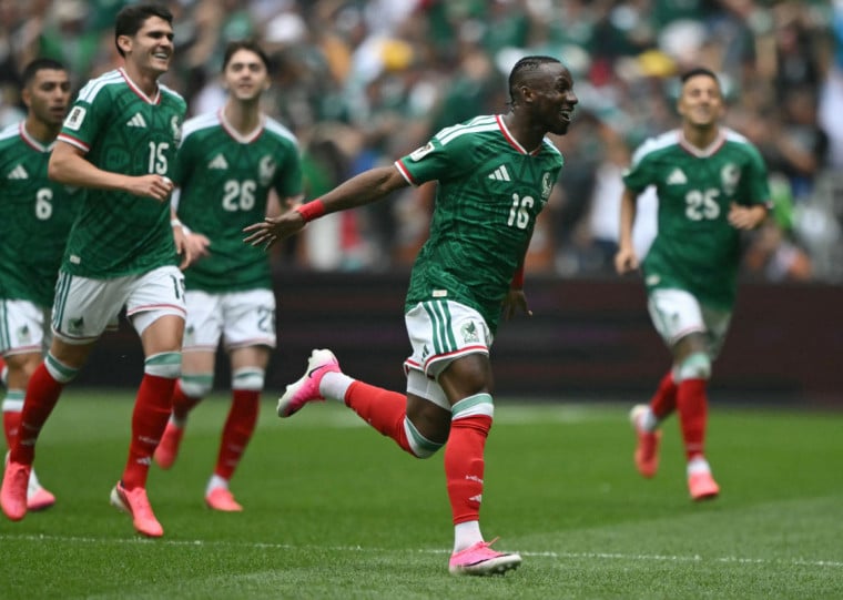 Quiñones foi o autor do primeiro gol da partida