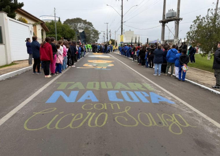 Ação da prefeitura homenageou Cícero Souza, gerente geral técnico da Seleção Brasileira, nascido no município
