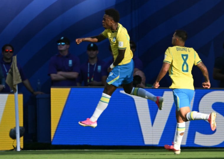 Amarelinha saiu atrás, mas Vini Jr garantiu o empate em jogada individual