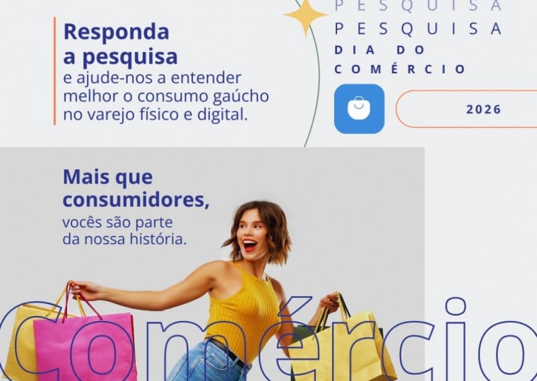 Pesquisa Dia do Comércio é realizada em parceria entre JC e Pucrs