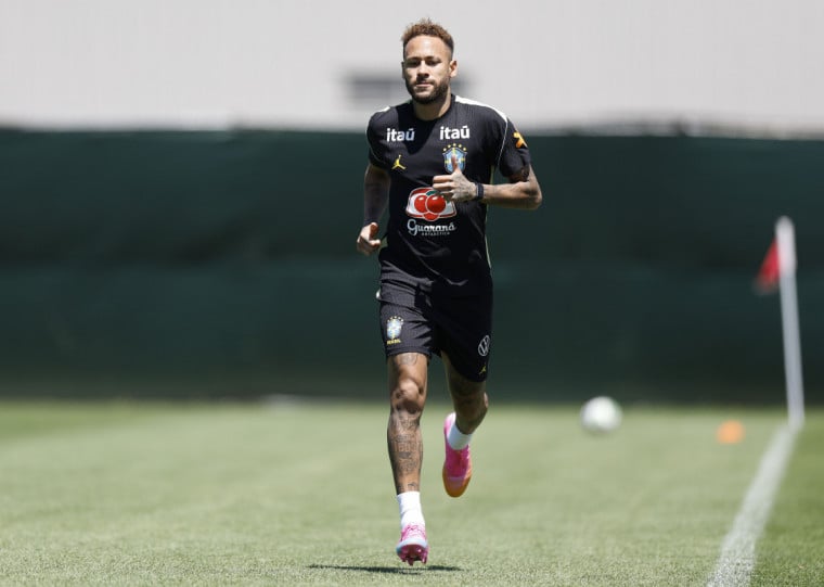 Foi a primeira vez que o camisa 10 trabalhou com bola nos EUA