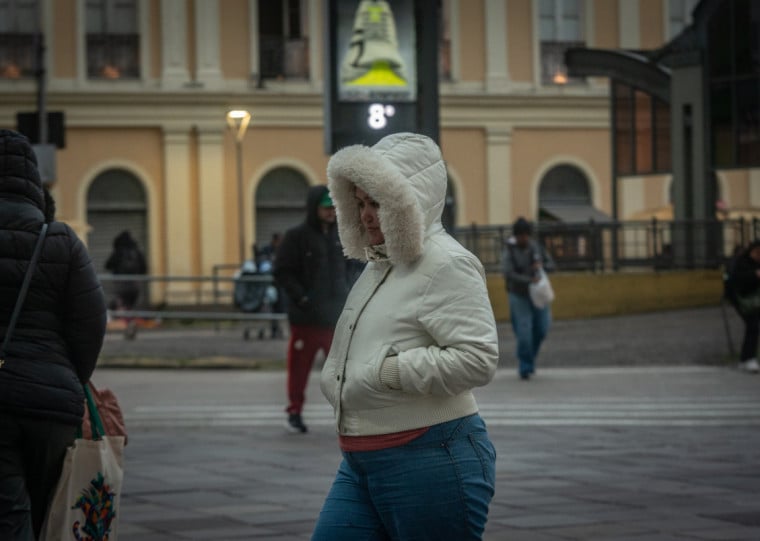 Segundo o INMET, a temperatura mínima registrada na Capital foi de 4,1°C