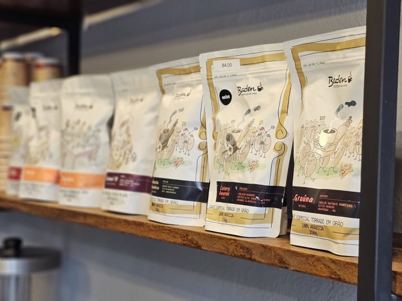 A La Cookiearacha trabalha com os caf&eacute;s da Baden Torrefa&ccedil;&atilde;o <br />Foto: J&Uacute;LIA FERNANDES/ESPECIAL/JC