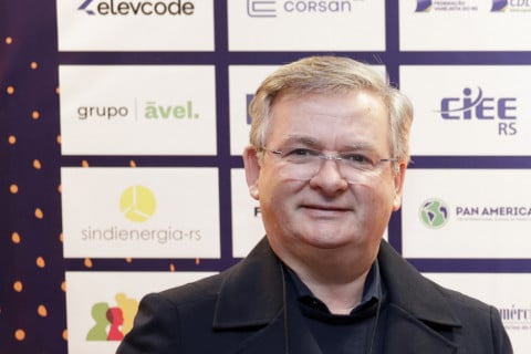  Ivonei Pioner, presidente da Federação Varejista do RS, durante o evento Mapa Econômico do RS em Porto Alegre
