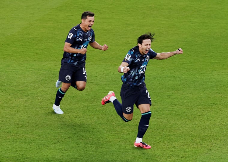Galarza marcou o tento que garantiu a vitória sul-americana e a eliminação europeia