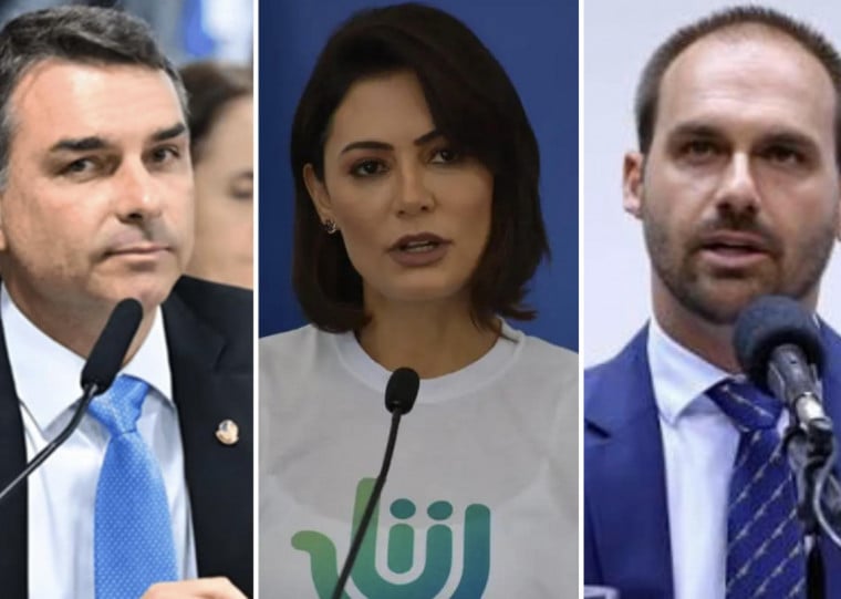 Flávio Michelle e Eduardo Bolsonaro