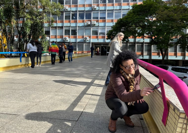 Ato simbólico foi promovido pelo Comitê de Equidade do Departamento