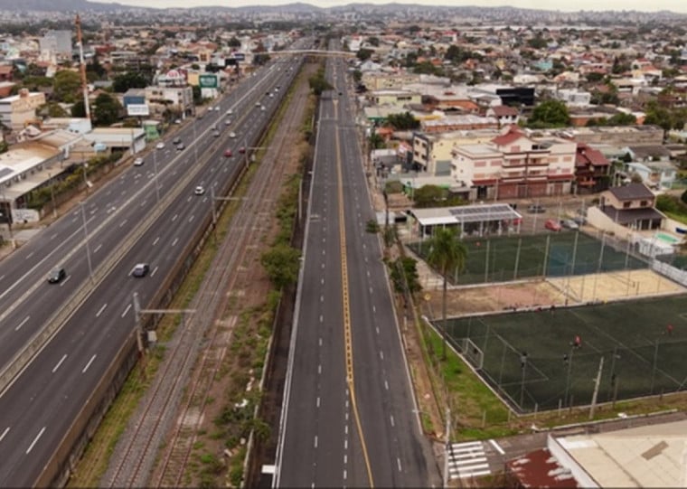 Intervenção foi feita pela prefeitura em parceria com o Dnit; Executivo anunciou que vai continuar investindo em trechos da via