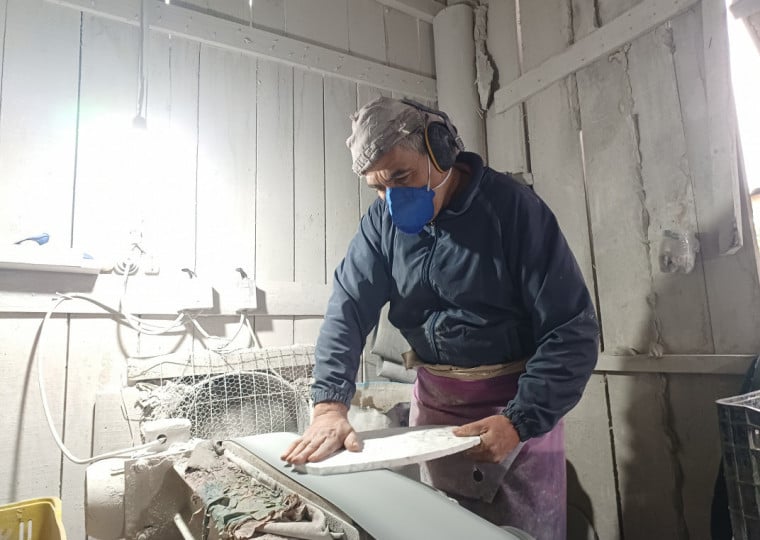 Ainda que tenha uma representatividade no setor de pedras, processo de industrialização para produção de itens ainda é lenta