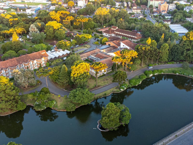 Ao todo, o Grande Hotel Canela soma 8,5 hectares de &aacute;rea<br />Foto: Grande Hotel Canela/Divulga&ccedil;&atilde;o/JC