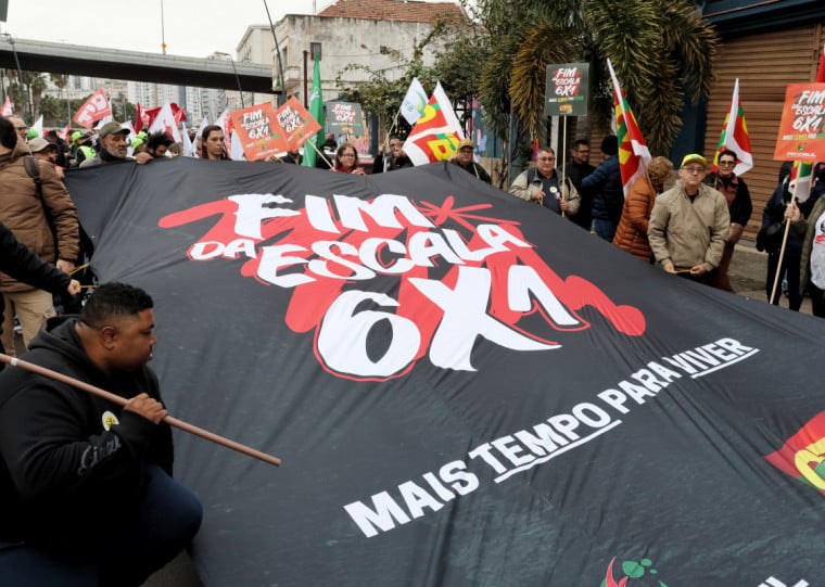 Intuito da marcha é pressionar o Senado e o presidente do Senado, Davi Alcolumbre