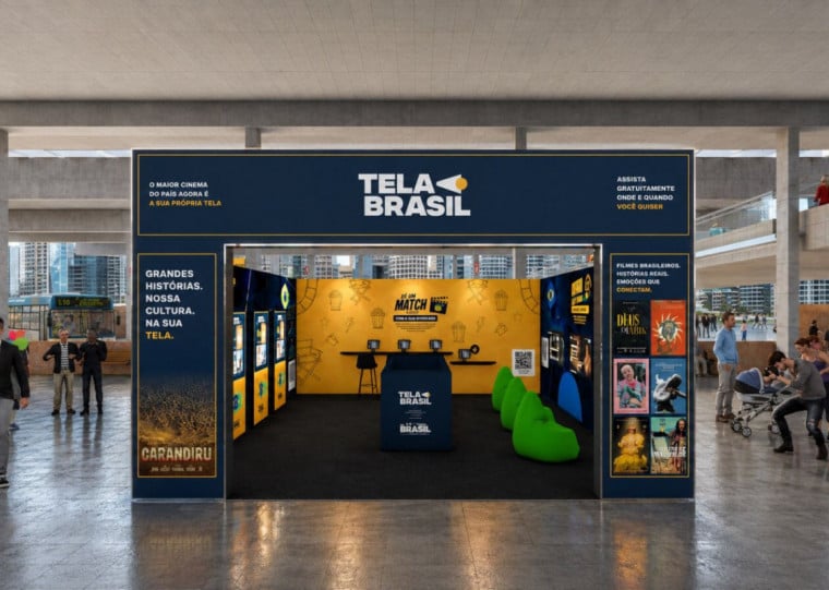 Exibição de trechos de produções nacionais acontece a partir desta quarta-feira (1), se estendendo até sexta-feira, com objetivo de divulgar a plataforma Tela Brasil