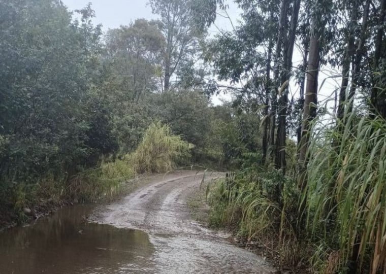 Durante o fim de semana, região Noroeste foi a mais afetada, com cheias e alagamentos em cidades como Porto Xavier (foto)