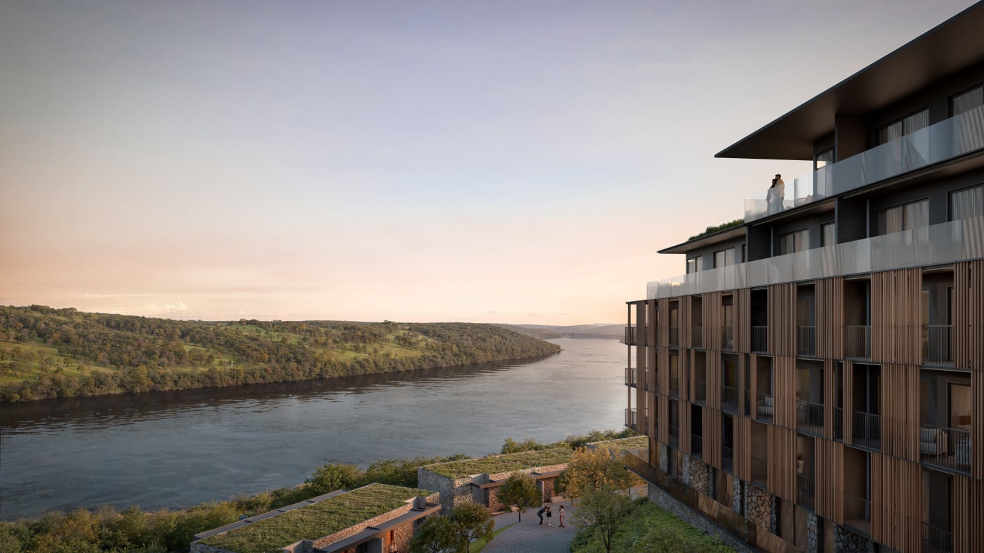 Projeção digital mostra como será o resort na Fronteira Noroeste do RS, junto ao Rio Uruguai | Costana Frontier Resort/Projeto/Divulgação/JC