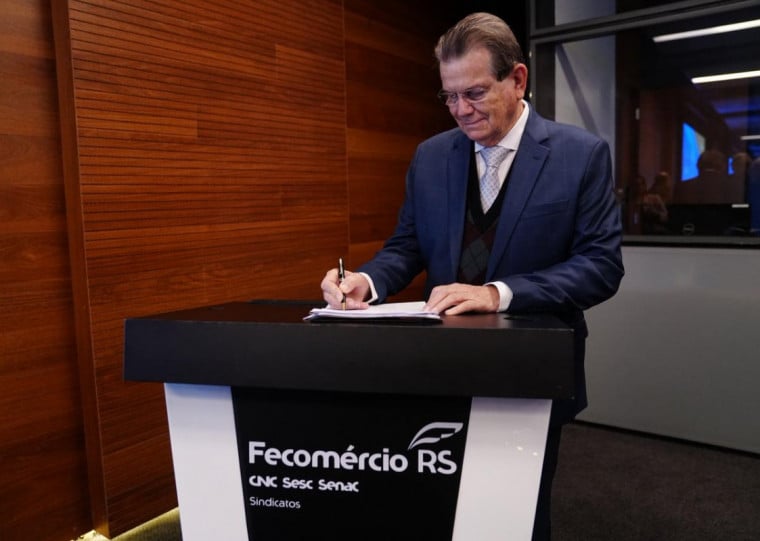 Bohn foi reeleito em chapa única, durante votação realizada no dia 4 de maio, na sede da Federação