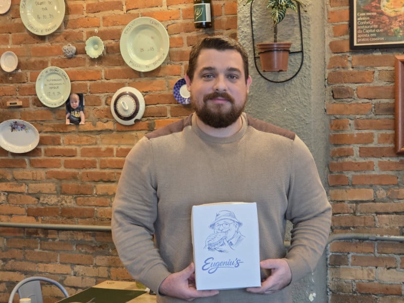 Eug&ecirc;nio Wille,30 anos, &eacute; o empreendedor que d&aacute; o nome ao neg&oacute;cio<br />Foto: Manuela Cassano/Especial/JC