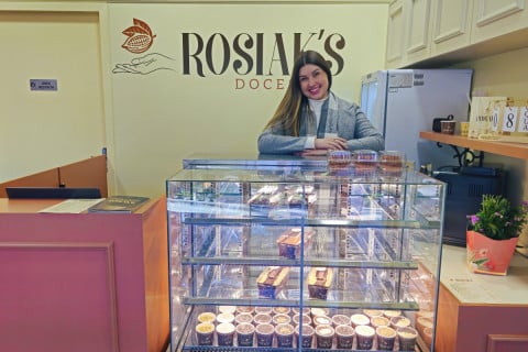 Raquel Rosiak, proprietária da Rosiak'S Doces