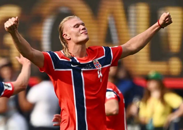 Haaland, da Noruega, disputa vaga com a Inglaterra