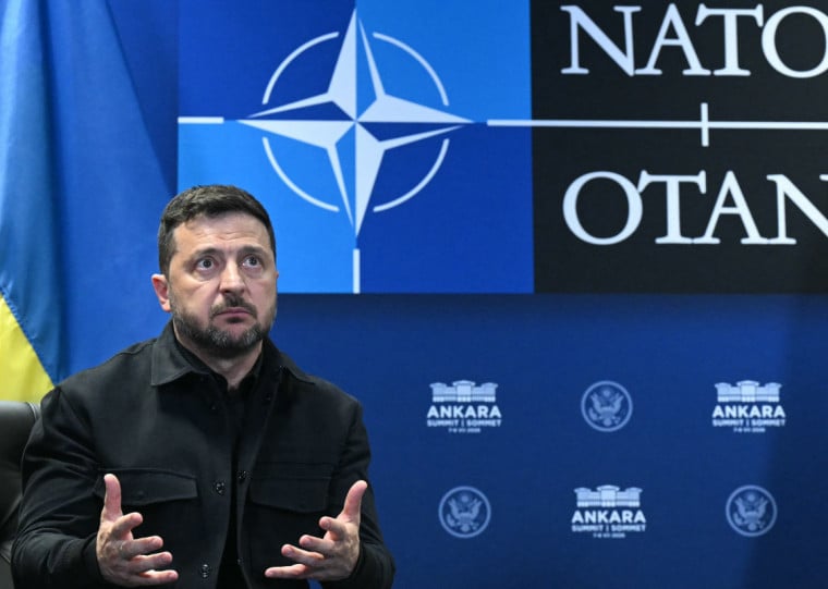 Zelensky citou a adesão à União Europeia como uma das prioridades para o país