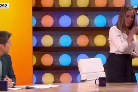 Apresentadora espanhola chora e abandona programa ao vivo após se sentir humilhada por colega