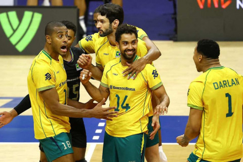 Seleção brasileira enfrenta França na Liga das Nações de vôlei