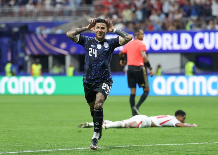 Enzo Fernández foi o autor do gol que iniciou a reação dos argentinos 