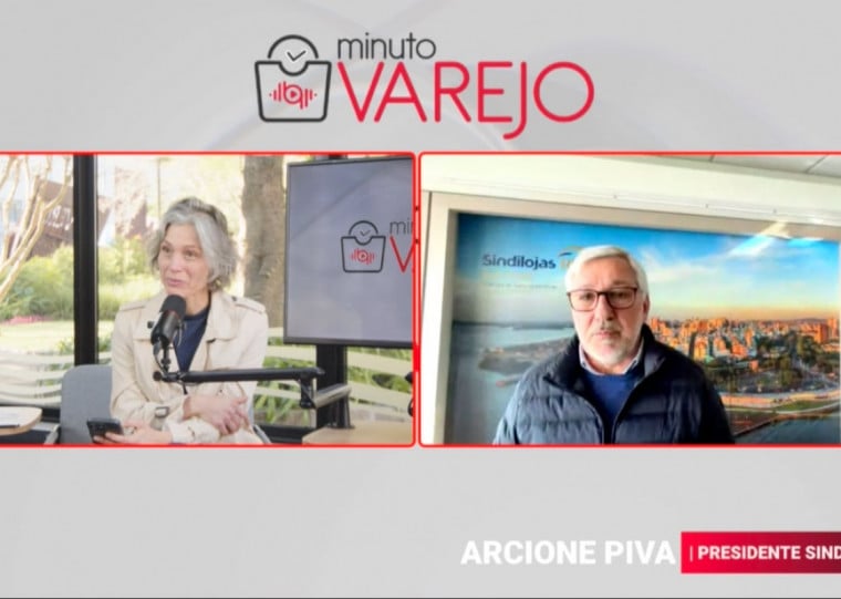 MINUTO VAREJO - programa semana - entrevista com arcione piva - sindilojaspoa