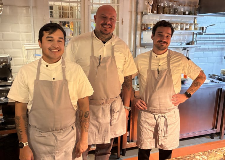  Júlio Cabreira, Vini Costa e  William Williges 